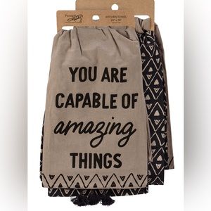 Capable Of Amazing Things Kitchen Towel Set
